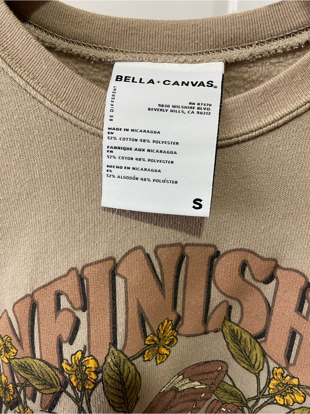 Bella Canvas X Unfinished Legacy Sweatshirt - Picture 5 of 7